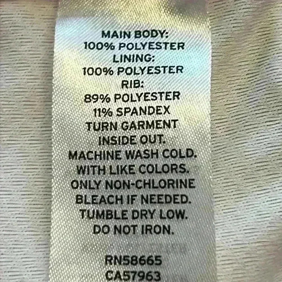 Z by Zella Hooded Jacket Sz XL White Drawstring Hood Full Zip Front Pockets - Picture 8 of 10